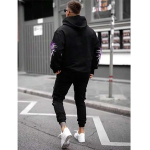 Sweat-shirt à capuche personnalisé pour homme avec imprimé dragon, coupe classique, style hip-hop, manches classiques, tissu polyester pour l'hiver - Product Image 3