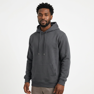Sweat à capuche oversize en molleton épais, personnalisé, pour homme, style streetwear, 420 g, hiver, décontracté - Product Image 3