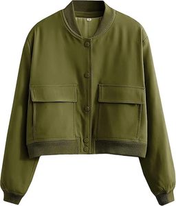 Chaqueta Bomber Blanca Personalizada para Mujer, Precio al por Mayor, con Patrón de Perlas Zeta Phi Beta, Cierre de Cremallera, Chaqueta Corta para Chicas - Product Image 1