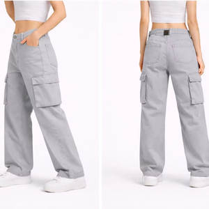 Pantalones Cargo Ligeros y Transpirables para Mujer, Pantalones Casuales con Bolsillos, Nuevo Diseño, Pantalones Deportivos para Correr y Hacer Ejercicio - Product Image 5