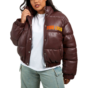 <b>Top</b> Selling Winter Quilted Breathable Puffer Jacket Women Hooded Collar <b>Bubble</b> Coat Custom Short Ladies Waterproof Cotton - Product Image 1