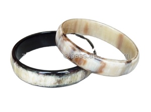 การออกแบบที่ดีที่สุดสำหรับงานหมั้นปาร์ตี้เครื่องประดับเขาควายทำด้วยมือสำหรับผู้ชายกำไลเขาจากอินเดีย - Product Image 3