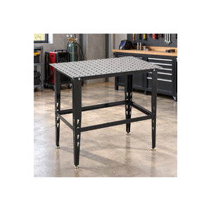 Table de soudage en acier avec kit d'outils de 24 pièces, établi de fabrication robuste avec pinces, fixations et accessoires GAR052 - Product Image 1