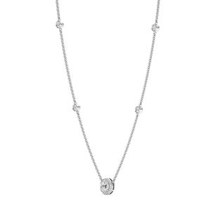 Round Diamond Station <b>Necklace</b> - Product Image 6