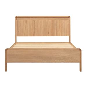 RIVEO RANGLE Collection Direct Supply Durable Solid Wood Bedroom Furniture OEM ODM Customized High Grade Wooden <b>Bed</b> - Product Image 3