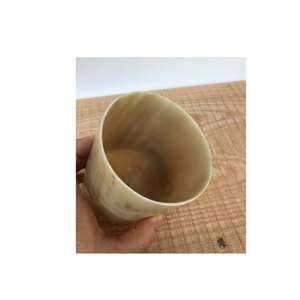 Par de Jarrones de Flores de Cuerno de Búfalo Antiguos, Artesanía Decorativa Única, Jarrón de Pared de Cuerno Natural Hecho a Mano, Estilo Rústico - Product Image 6