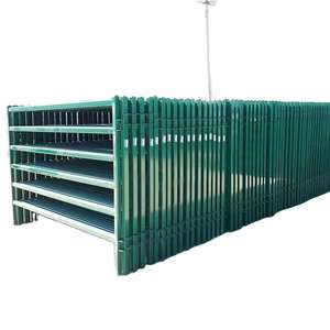 Panel de Valla Cuadrada de Acero Galvanizado en Caliente de Primera Calidad, Puertas de Entrada Personalizadas de Vietnam, Valla Exterior Ecológica OEM ODM - Product Image 2