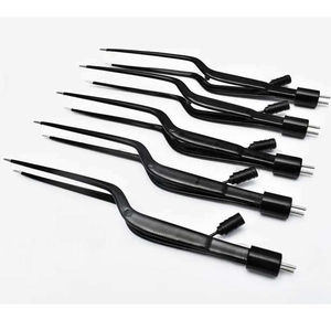 Ensemble de pinces bipolaires chirurgicales électriques antiadhésives à irrigation par baïonnette, 5 pièces, qualité chirurgicale, autoclavables, en acier inoxydable, CE - Product Image 3