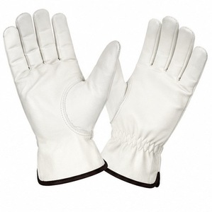 Gants de travail en cuir grainé de qualité supérieure, antidérapants, résistants à la chaleur, durables, respirants, sans latex, pour la construction, l'entrepôt et les travaux généraux - Product Image 5