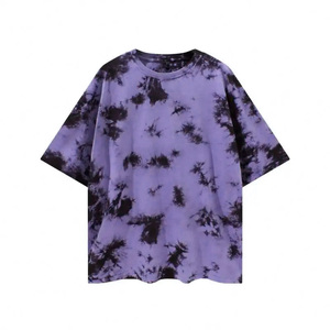 T-shirts pour femmes à manches courtes, coupe slim, tie-dye, design tendance, 100% coton, respirants, séchage rapide, écologiques, été - Product Image 2