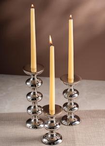 Stainless Steel <b>Candlestick</b> Holder Set of 3 Modern Design Home Decoration Durable Metal Candle Holders - Product Image 4