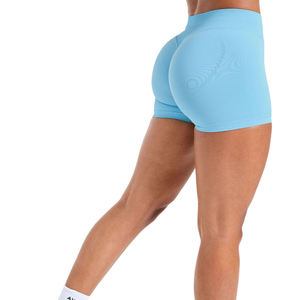 Shorts Deportivos de Yoga para Mujer al por Mayor Personalizados, Leggings de Gimnasio con Efecto Levanta Glúteos, Cintura Media con Cordón, Ligeros, Transpirables y Ajustados - Product Image 2