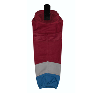 ถุงเท้าฮอกกี้น้ำแข็งราคาถูกจากซัพพลายเออร์ที่ดีที่สุด ขายส่ง ถุงเท้าฮอกกี้น้ำแข็งรุ่นใหม่ สีขาวเขียว ถุงเท้าฮอกกี้น้ำแข็งโพลีเอสเตอร์แบบกำหนดเอง - Product Image 2