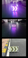 Panneau de signalisation LED OWLEYE en forme de flèche, sur pied, en aluminium, avec réflecteur haute intensité, lumière d'avertissement temporaire pour chantier