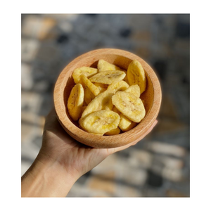 Chips de banane croustillantes, collation de plantain séché et frit, sucrée, prête à manger, texture ferme, collations de fruits et légumes pour tous les âges - Product Image 3