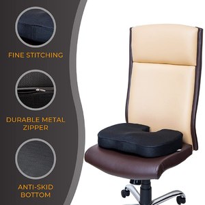Cojín Ergonómico Portátil de Espuma Viscoelástica para Coxis, Almohada Ortopédica para el Dolor de Espalda y Ciática, para Sillas de Oficina y Automóviles - Product Image 5