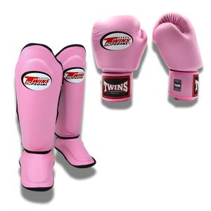 Guantes y Espinilleras de Boxeo Muay Thai Twins, Cuero Genuino de Vaca, Cierre Ajustable con Velcro, Palma Antideslizante, Kit de Entrenamiento para Adultos - Product Image 6