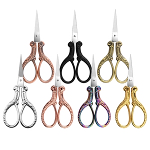 Tijeras de Costura Profesionales de Acero Inoxidable, Hoja Recta Afilada, Tijeras de Precisión para Manualidades y Sastrería, para Cortar Tela y Proyectos de Bricolaje - Product Image 1