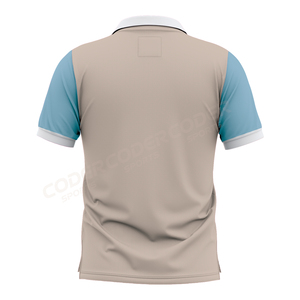 Polo de Manga Corta para Hombre Coder, con Bloques de Color y Rayas, de Secado Rápido, Deportivo, de Poliéster Tejido, Corte Regular, con Logotipo Frontal - Product Image 6