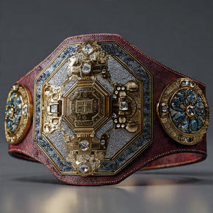 Ceinture de championnat de boxe et de lutte, ceinture de champion du monde poids lourd OEM - Product Image 4