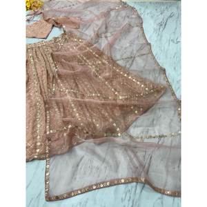 Lehenga Choli avec broderie au fil Taille 2XL - Product Image 5