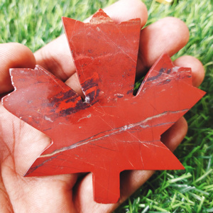 Tallado de flor de jaspe rojo artesanal exclusivo para decoración curativa, piedra de resistencia, puesta a tierra, rico en nutrir - Product Image 4
