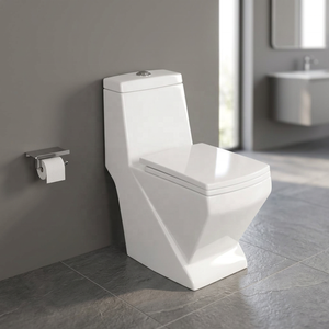 Inodoro Cerámico de Una Pieza de Alto Rendimiento con Sifón y Taza Alargada para la Infraestructura Sudamericana - Product Image 3