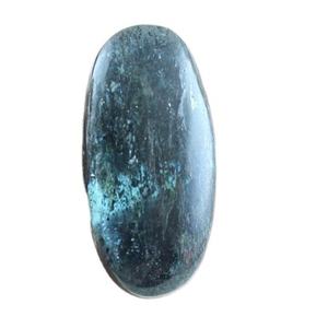 Cabujones de gemas sueltas para hacer joyería, piedra preciosa ovalada de cianita de musgo Natural, de calidad impresionante, 1 pieza - Product Image 1