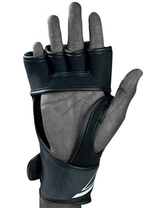 Guantes de Boxeo MMA Negros Modernos, Dedos Descubiertos, Antideslizantes, Transpirables, con Logotipo Personalizado, OEM, Marca Privada, Guantes de Entrenamiento Unisex - Product Image 3