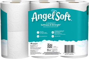 Angel Soft, Papier toilette parfumé en tube avec parfum de lavande fraîche, rouleaux géants 2 plis, lot de 16 - Product Image 2