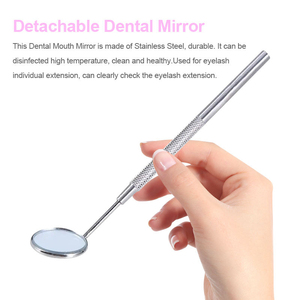 Professional Autoclavable Personalized Single Eyelash <b>Mirror</b> | Medical-Grade Stainless Steel Wall-Mounted Gold-Plated for - Product Image 5