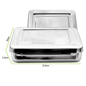 Caja de Instrumentos Quirúrgicos de Acero Inoxidable, Apta para Autoclave, con Certificación CE e ISO, Reutilizable, con Tapa, para Almacenamiento Dental - Product Image 3