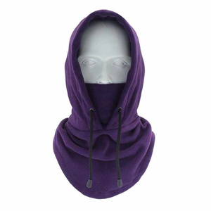 Adjustable Olive Green Polyester Balaclava Hoodie Neck Warmer for Adults Outdoor Use Unisex Fit - Product Image 6