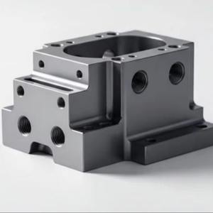 Bloc de collecteur hydraulique ou pneumatique usiné par CNC ou boîtier de corps de vanne - Product Image 4