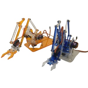 Best Selling DDRS HM-TY004 DIY <b>Mini</b> Colorful Industrial <b>Robot</b> Arm Acrylic & Metal Electric Rotating Mechanical - Product Image 1