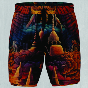 Active <b>Men</b> Running <b>Shorts</b> 2 in 1 Gym Workout <b>Shorts</b> <b>Compression</b> Liner Zipper Pocket Dry Fit Training Track <b>Shorts</b> - Product Image 1