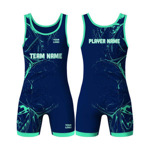 Nuevo Traje de Lucha Libre de Primera Calidad para Entrenamiento en Gimnasio, Servicio OEM, Singlet de Lucha Libre Personalizado, Hecho a Medida, con Bajo Costo - Product Image 4