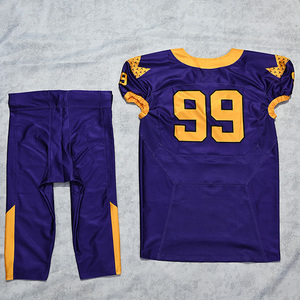 Conjuntos de Fútbol Americano Personalizables al por Mayor de Alta Calidad para Hombre, Sublimación Completa, para Jóvenes y Adultos, Ropa Deportiva de Secado Rápido - Product Image 4