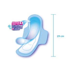 Sanita Ice Cool Slim Wing Ala de algodón desechable para uso sanitario - Product Image 4