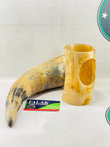 Corne à boire Viking authentique pour bière Corne polie de vache de boeuf de haute qualité pour boire Corne naturelle fabriquée logo personnalisé FWE - Product Image 5