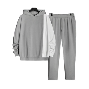 <b>Men</b> New Premium Quality Custom Logo Track <b>Suits</b> Unique Style Trending Fashion Plus Size Winter Soft Breathable Cotton Fleece - Product Image 1