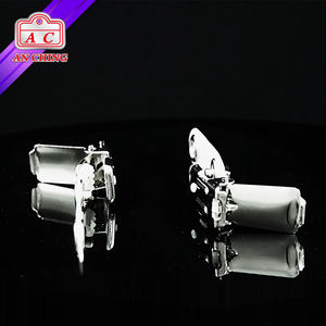 Metal Suspender Badge <b>Clip</b> with Spring <b>Clip</b> and Metal Popper Customized Logo Badge Holder - Product Image 4