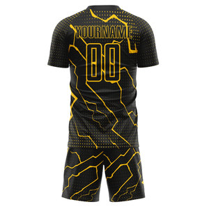 Uniforme de Fútbol de Último Diseño, Nuevo Estilo, Calidad Premium, Color Sólido, en Venta, 100% Poliéster - Product Image 3