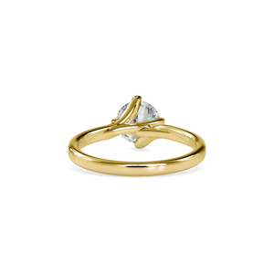 Minimalist Style Round Moissanite Diamond <b>Dainty</b> Everyday Wear Fresh Look Genuine Sterling Silver Promise <b>Ring</b> - Product Image 6
