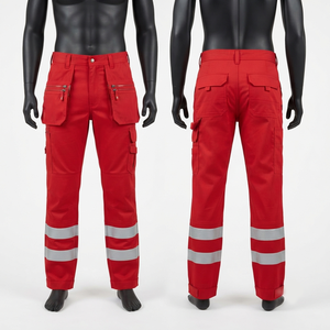 Men Womens Industrial <b>Work</b> <b>Pant</b> GSM Poly Cotton Corduroy Straight Grey Utility Cargo <b>Pant</b> Reinforced Knee Waterproof Custom Logo - Product Image 3