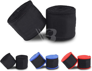 Custom Logo Neoprene & Cotton Dummy <b>Boxing</b> Hand Wraps 180 Inch Elastic Support Wrist Bandages Factory Customized - Product Image 6
