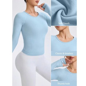 OEM Women <b>Surfing</b> Rash Guard Breathable Moisture Wicking UPF50+ UV Protection Swim Tee Compression Top - Product Image 4