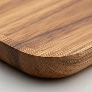 Plateau carré en bois d'acacia fait main, plateau de service rustique, organisateur en bois pour table basse, cuisine et décoration intérieure, 30 cm - Product Image 3