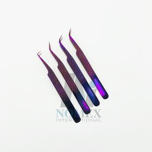 Ensemble de pinces à cils courbées à 90 degrés testées à la main, en acier inoxydable, outils de lifting des cils avec logo personnalisé, écologiques - Product Image 6