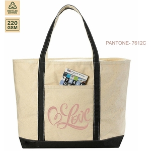 Bolsa de Compras Promocional de Yute Natural Laminado, 30x10x30 cm, Logotipo Personalizado, Venta al Por Mayor, Modelo OEM SS02 - Product Image 3